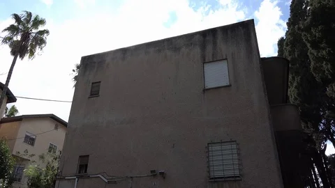 Sderot Itshak 5 Haifa - A building before demolition Stock Footage 99896352