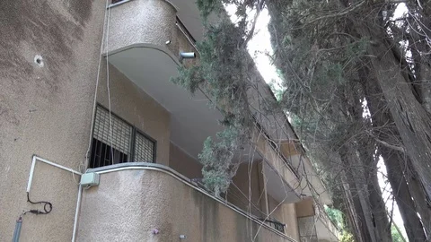 Sderot Itshak 5 Haifa - A building before demolition Stock Footage 99897015