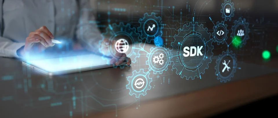 SDK Software Development Kit for Application Integration and Developer Tool.. Stock-Fotos