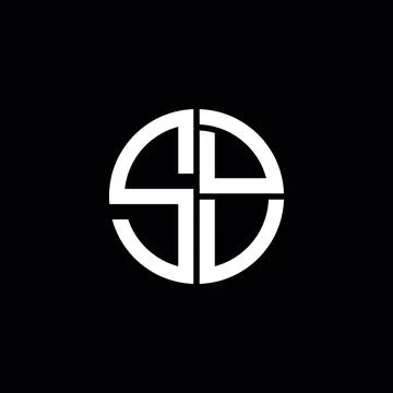 SDV logo SDV icon SDV monogram SDV letter minimalist Circle flat Unique mod.. Stock Illustration