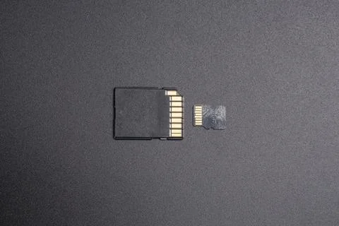 SDXC and micro SDXC memory cards Stock Photos