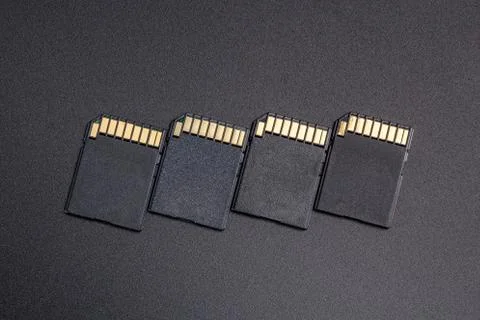 SDXC memory cards 스톡 사진