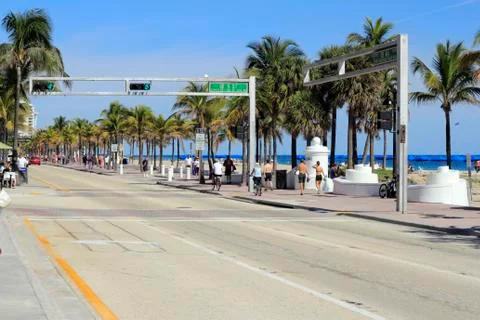 Se 5th st at sr a1a Stock Photos