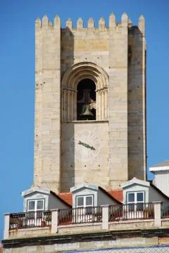 Se cathedral in lisbon Stock Photos