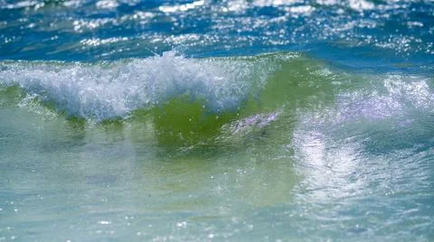 Sea with abstract pattern. Sea with motion texture. Sea on shoreline coast. Sea Stock Photos