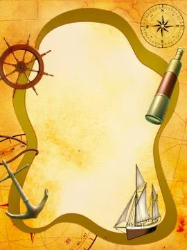 Sea adventure Stock Illustration