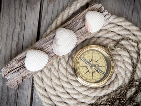 Sea adventures background Stock Photos