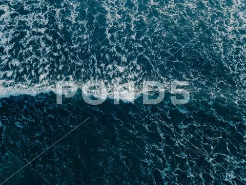 Sea aerial view, top view, amazing nature background Stock Photos