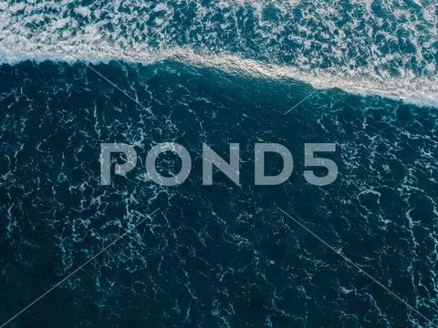 Sea aerial view, top view, amazing nature background Stock Photos