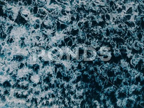Sea aerial view, top view, amazing nature background Stock Photos