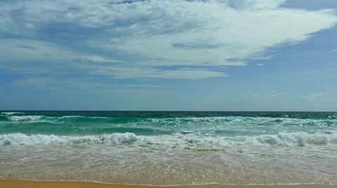 Sea and beach Stock Footage 64725677