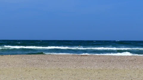 Sea and the beach. Stock Footage 90918516