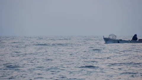Sea and Boat Stock Footage 170272560