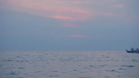 Sea and Boat Stock Footage 170275601