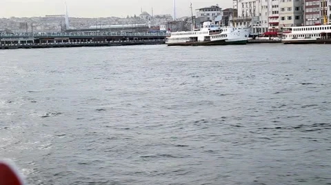 Sea and Bridge 스톡 동영상 40080937