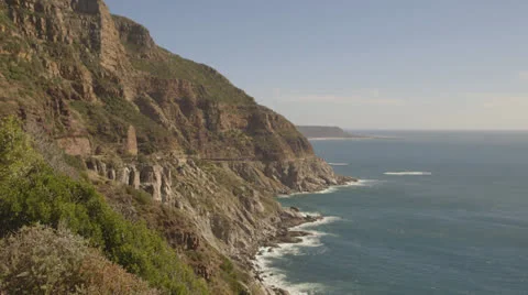 Sea and cliff view Stock Footage 23008937