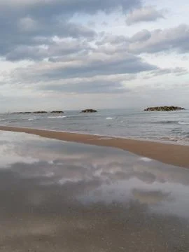 The sea and the cloud Fotos Stock