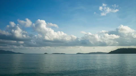 Sea and cloud in Samui island, Thailand 스톡 동영상 61272329