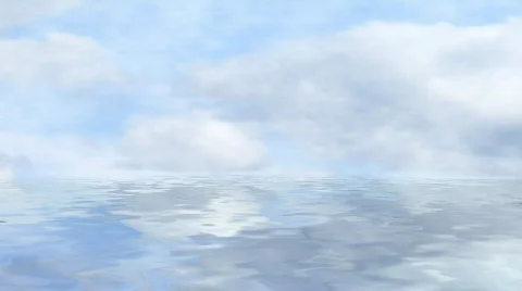 Sea and clouds Video stock 729140