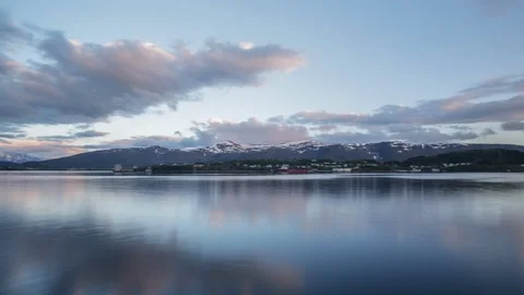 Sea and clouds, Norway Stock Footage 105907130