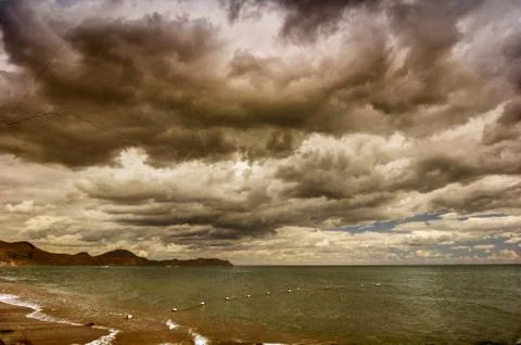 Sea and clouds Foto stock