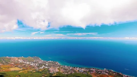 Sea and clouds. timelapse. Stock Footage 84712390
