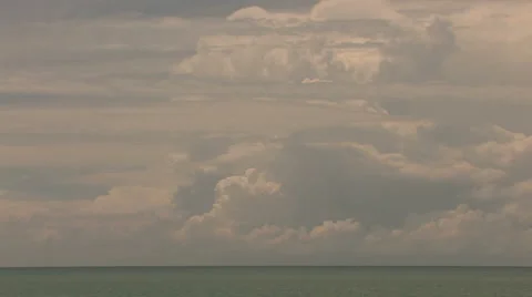 Sea and Cloudscape Stock Footage 959067