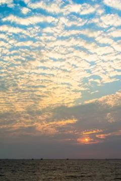 Sea and cloudscape. Foto stock