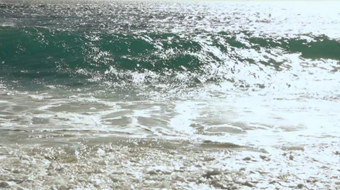 Sea and crashing waves Stock Footage 30579727