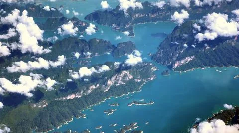 Sea and mountain Stock Photos