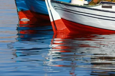 The sea and reflection Stock Photos
