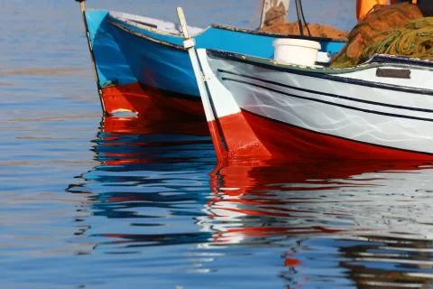 The sea and reflection Stock Photos