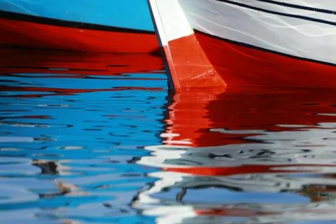 The sea and reflection Stock Photos