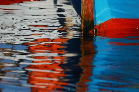The sea and reflection Stock Photos