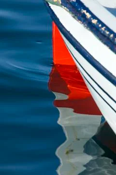 The sea and reflection Stock Photos