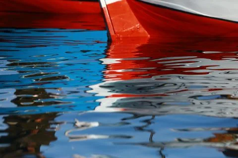 The sea and reflection Stock Photos
