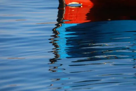 The sea and reflection Stock Photos