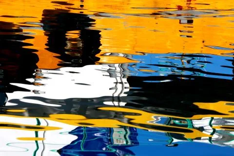 The sea and reflection Stock Photos