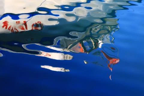The sea and reflection Stock Photos