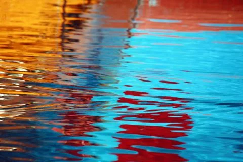 The sea and reflection Stock Photos