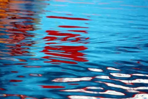 The sea and reflection Stock Photos