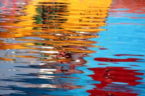 The sea and reflection Stock Photos