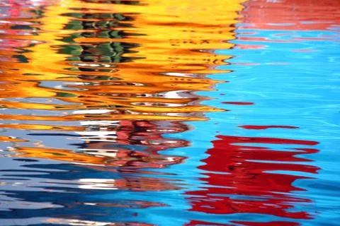 The sea and reflection Foto stock