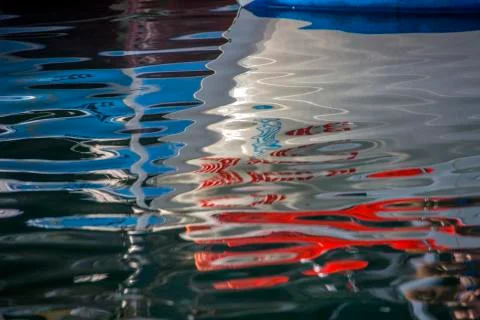 The sea and reflection Stock Photos