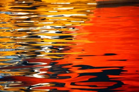The sea and reflection Stock Photos