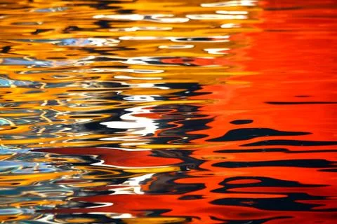 The sea and reflection Stock Photos