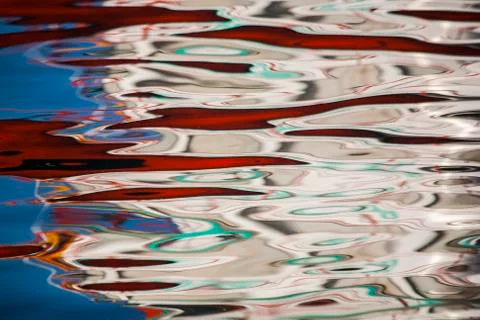 The sea and reflection Stock Photos