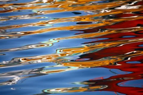The sea and reflection Stock Photos