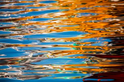 The sea and reflection Stock Photos