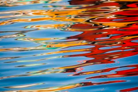 The sea and reflection Stock Photos